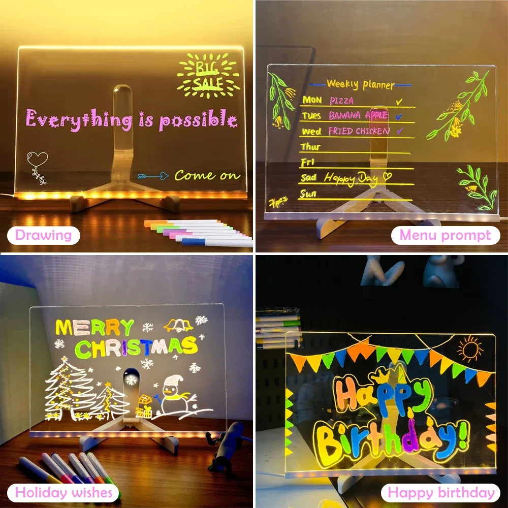 MagicGlow™ - Creative Light-Up Drawing Board for Kids