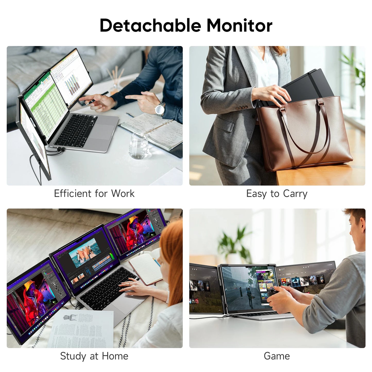 TwinFlexView™ – 14.1" Portable Dual Monitors for Laptops