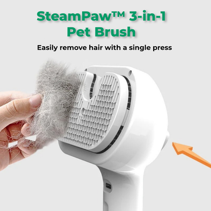 SteamPaw™ 3in1 Pet Hair Brush