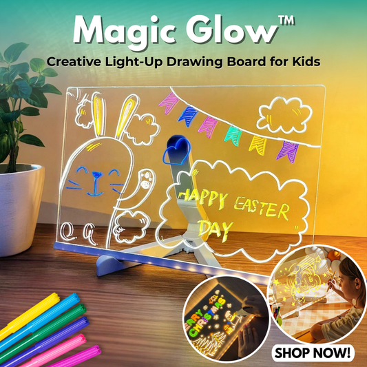 MagicGlow™ - Creative Light-Up Drawing Board for Kids