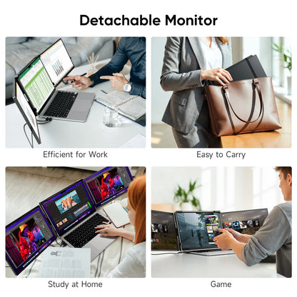 TwinFlexView™ – 14.1" Portable Dual Monitors for Laptops