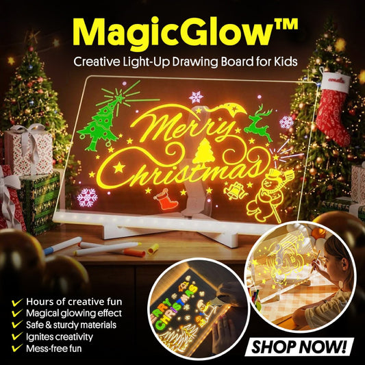 MagicGlow™ - Creative Light-Up Drawing Board for Kids