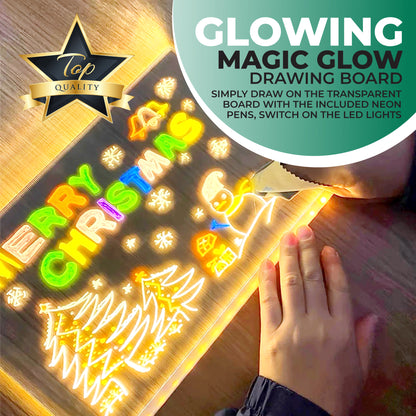 MagicGlow™ - Creative Light-Up Drawing Board for Kids